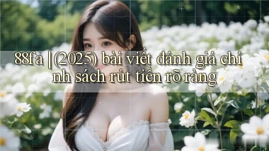 88fa (2025) bài viết đánh giá chính sách rút tiền rõ ràng