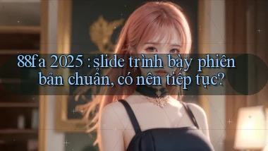 88fa 2025 slide trình bày phiên bản chuẩn, có nên tiếp tục