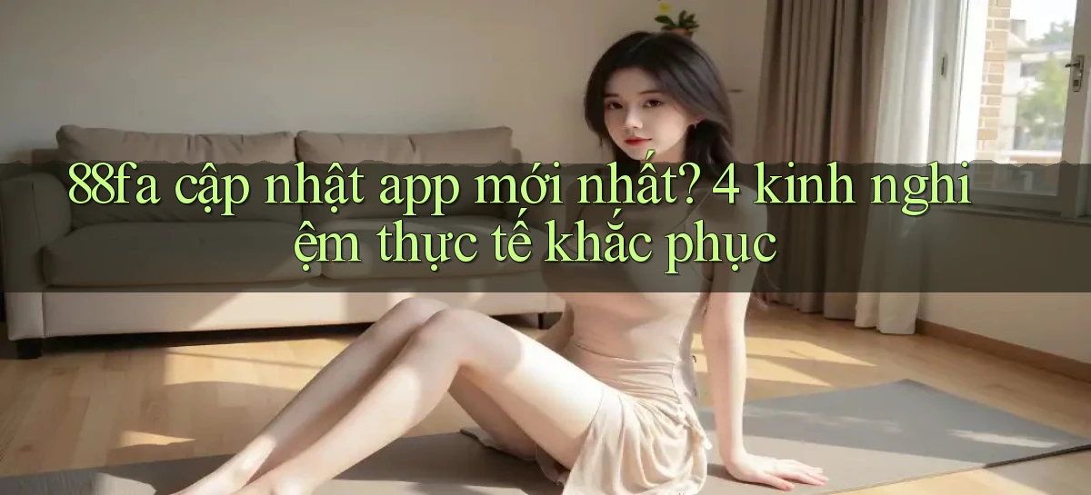 88fa cập nhật app mới nhất 4 kinh nghiệm thực tế khắc phục
