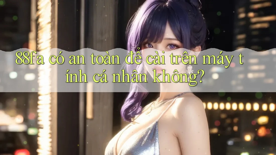 88fa có an toàn để cài trên máy tính cá nhân không? 88fa có an toàn để cài trên máy tính cá nhân không?