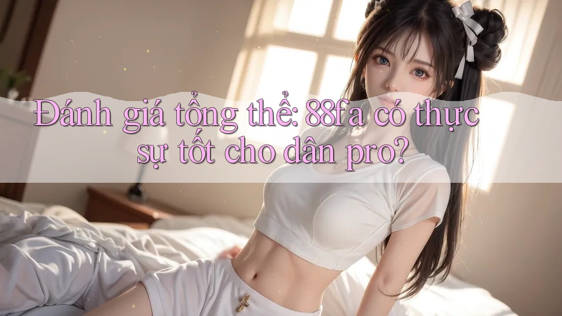 Đánh giá tổng thể: 88fa có thực sự tốt cho dân pro? Đánh giá tổng thể: 88fa có thực sự tốt cho dân pro?