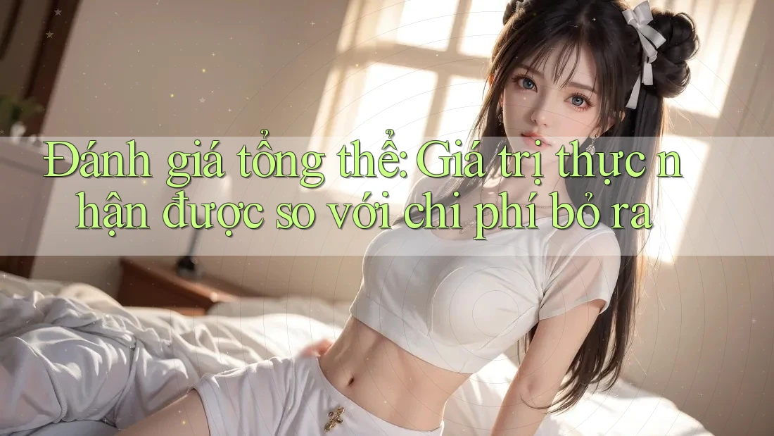 Đánh giá tổng thể: Giá trị thực nhận được so với chi phí bỏ ra