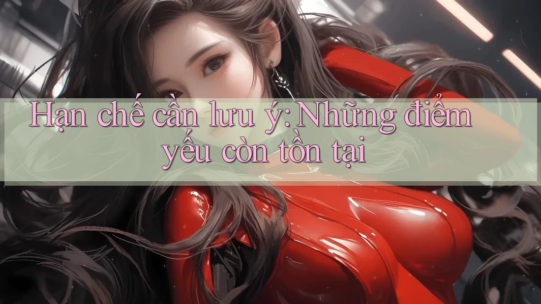 Hạn chế cần lưu ý: Những điểm yếu còn tồn tại