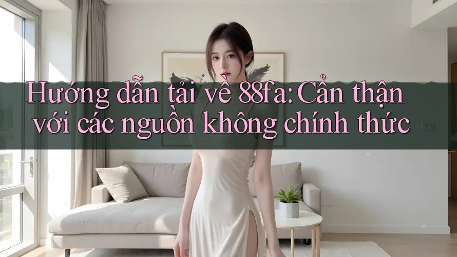 Hướng dẫn tải về 88fa: Cẩn thận với các nguồn không chính thức