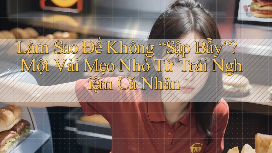 Làm Sao Để Không “Sập Bẫy”? Một Vài Mẹo Nhỏ Từ Trải Nghiệm Cá Nhân