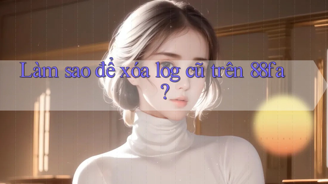 Làm sao để xóa log cũ trên 88fa?