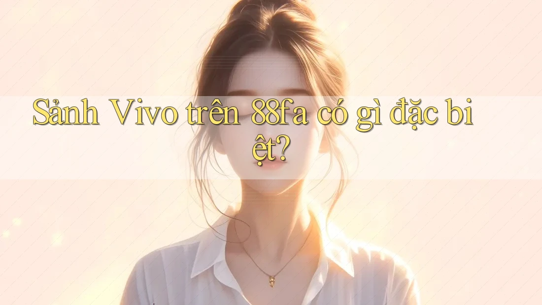 Sảnh Vivo trên 88fa có gì đặc biệt?