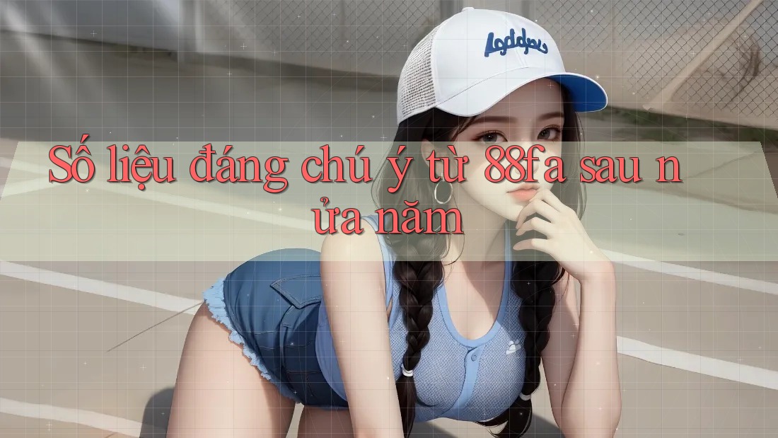 Số liệu đáng chú ý từ 88fa sau nửa năm