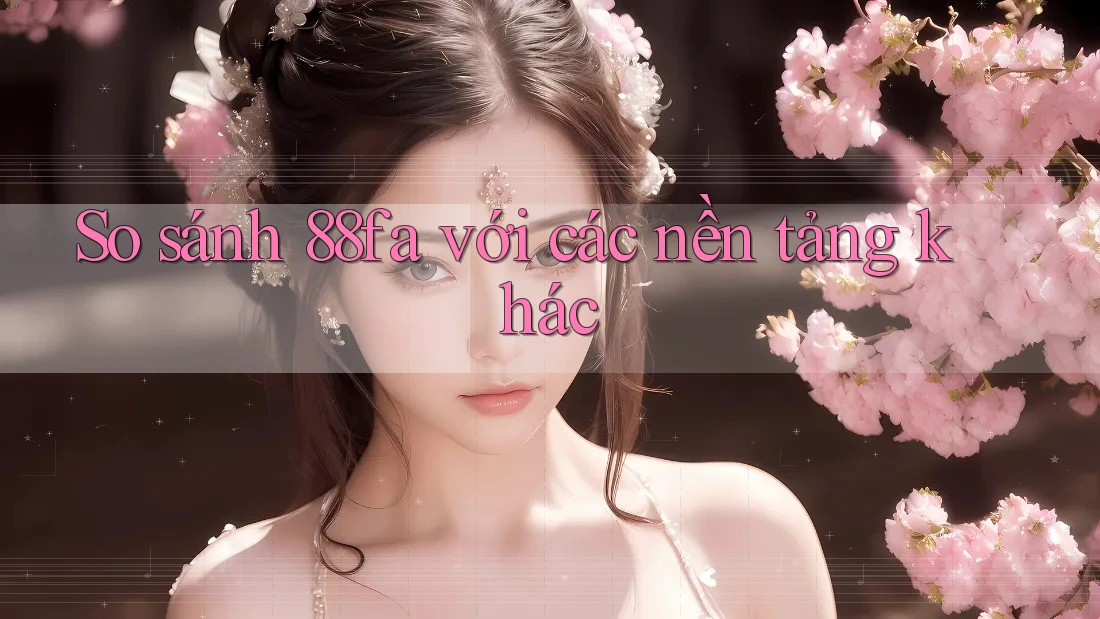 So sánh 88fa với các nền tảng khác