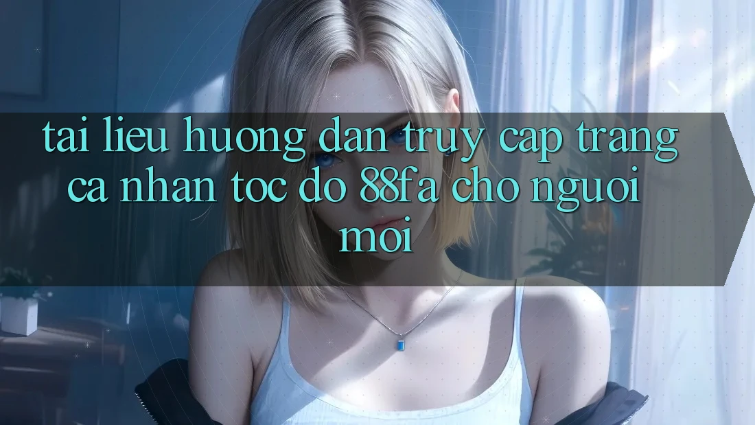 Tài liệu hướng dẫn Truy cập trang cá nhân Tốc độ 88fa Cho Người Mới