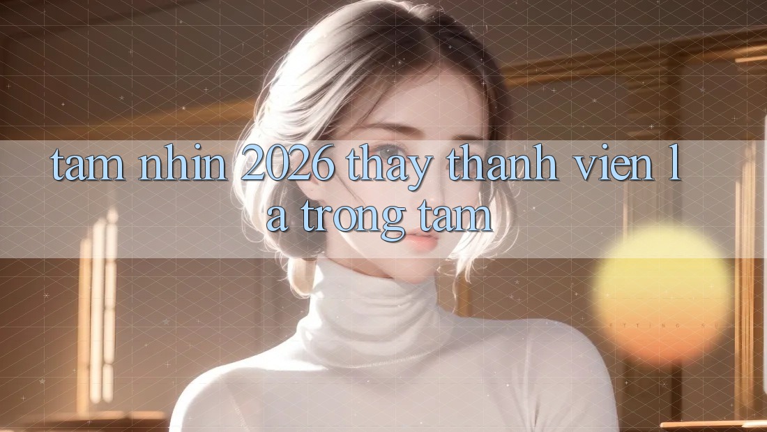 Tầm Nhìn 2026: Thấy Thành viên Là Trọng Tâm