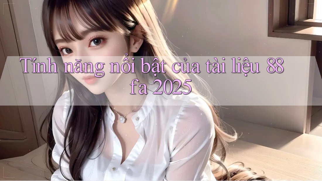 Tính năng nổi bật của tài liệu 88fa 2025