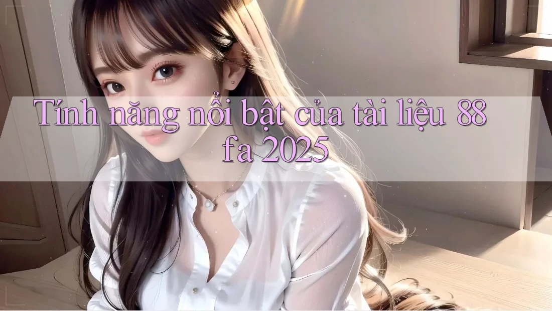 Tính năng nổi bật của tài liệu 88fa 2025