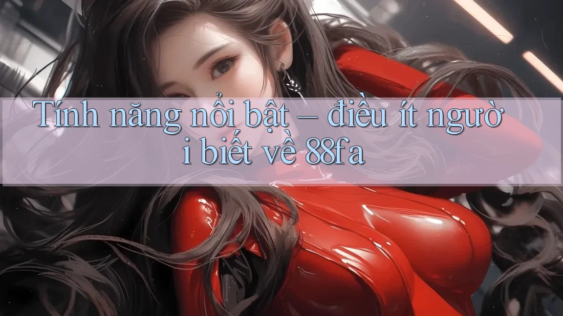 Tính năng nổi bật – điều ít người biết về 88fa