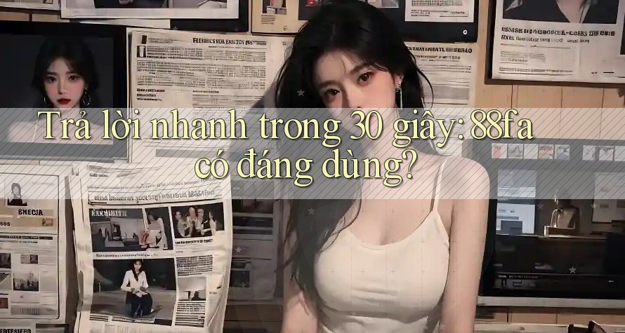 Trả lời nhanh trong 30 giây: 88fa có đáng dùng?