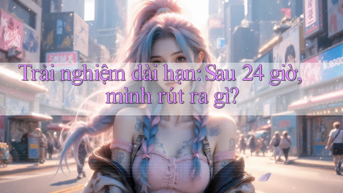 Trải nghiệm dài hạn: Sau 24 giờ, mình rút ra gì?